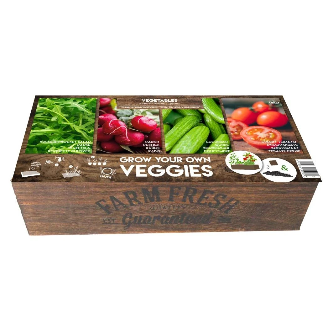 Anzuchtkiste Farm Fresh, Zimmer-Gewächshaus, Starter-Kit Gemüse 1 Anzuchtkiste Farm Fresh, Zimmer-Gewächshaus, Starter-Kit Gemüse