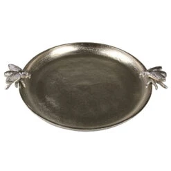 Platte Silber Biene Aluminium