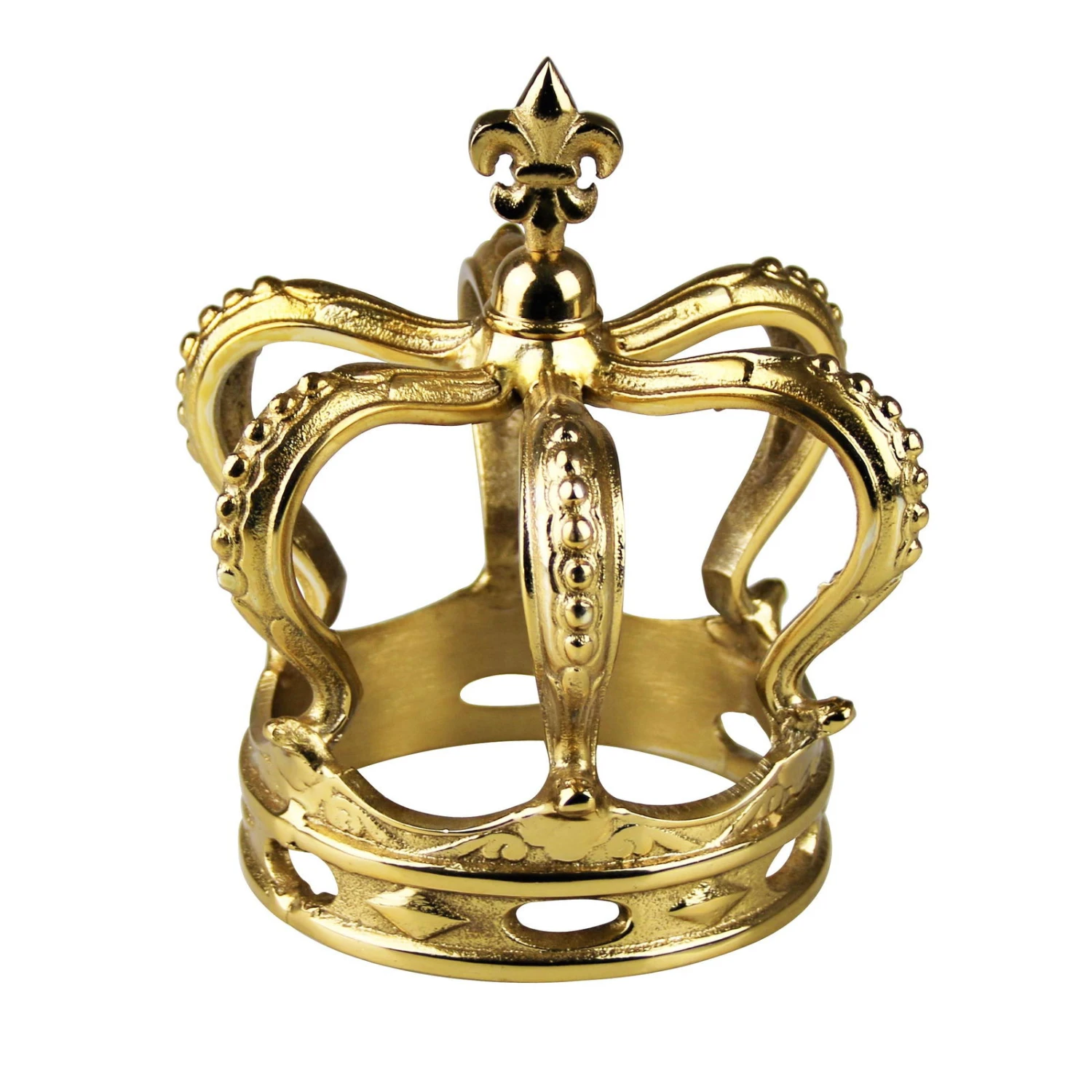 Krone, Gold, Aluminium, 20,5 X 18 X 18 Cm 1 Krone, Gold, Aluminium, 20,5 X 18 X 18 Cm