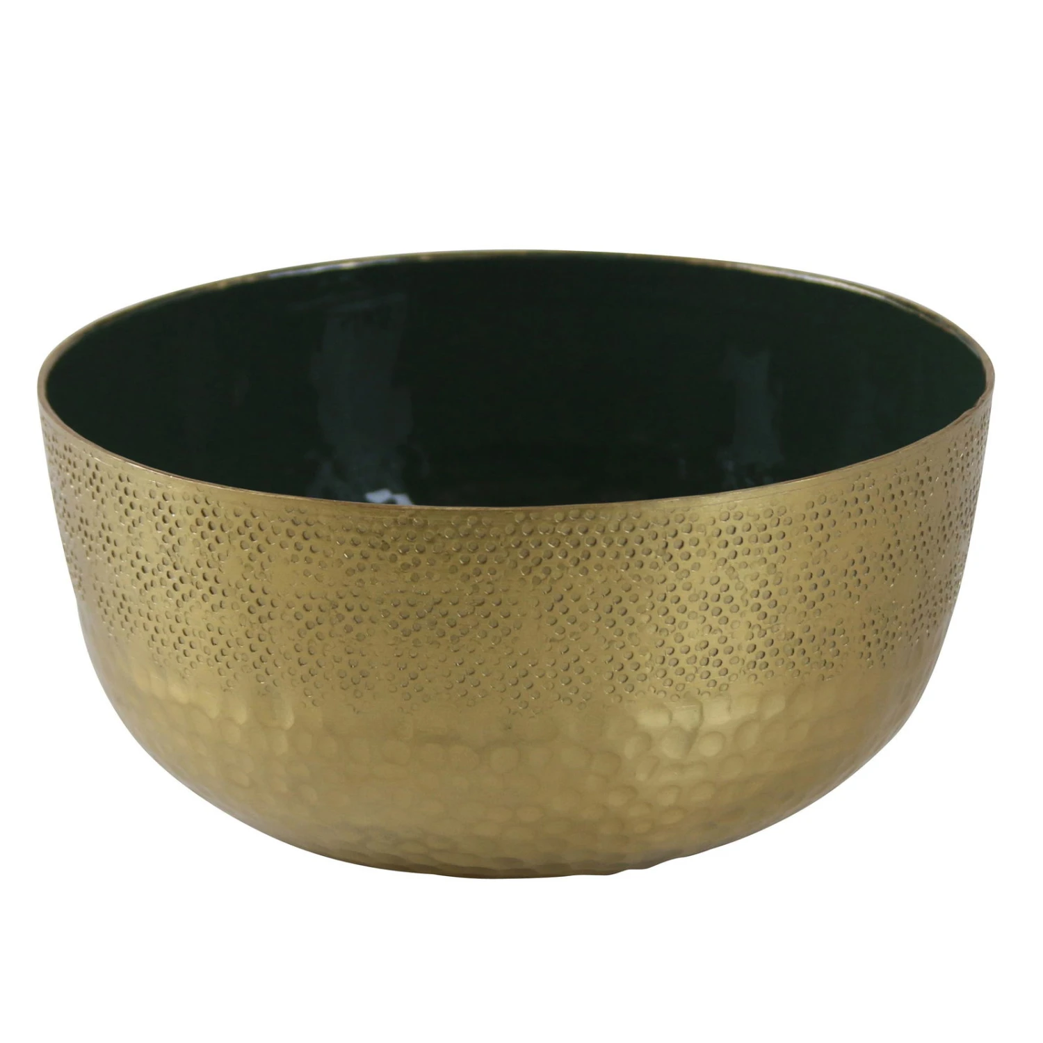 Schale, Gold/grün, H 19 X D 41 Cm 1 Schale, Gold/grün, H 19 X D 41 Cm