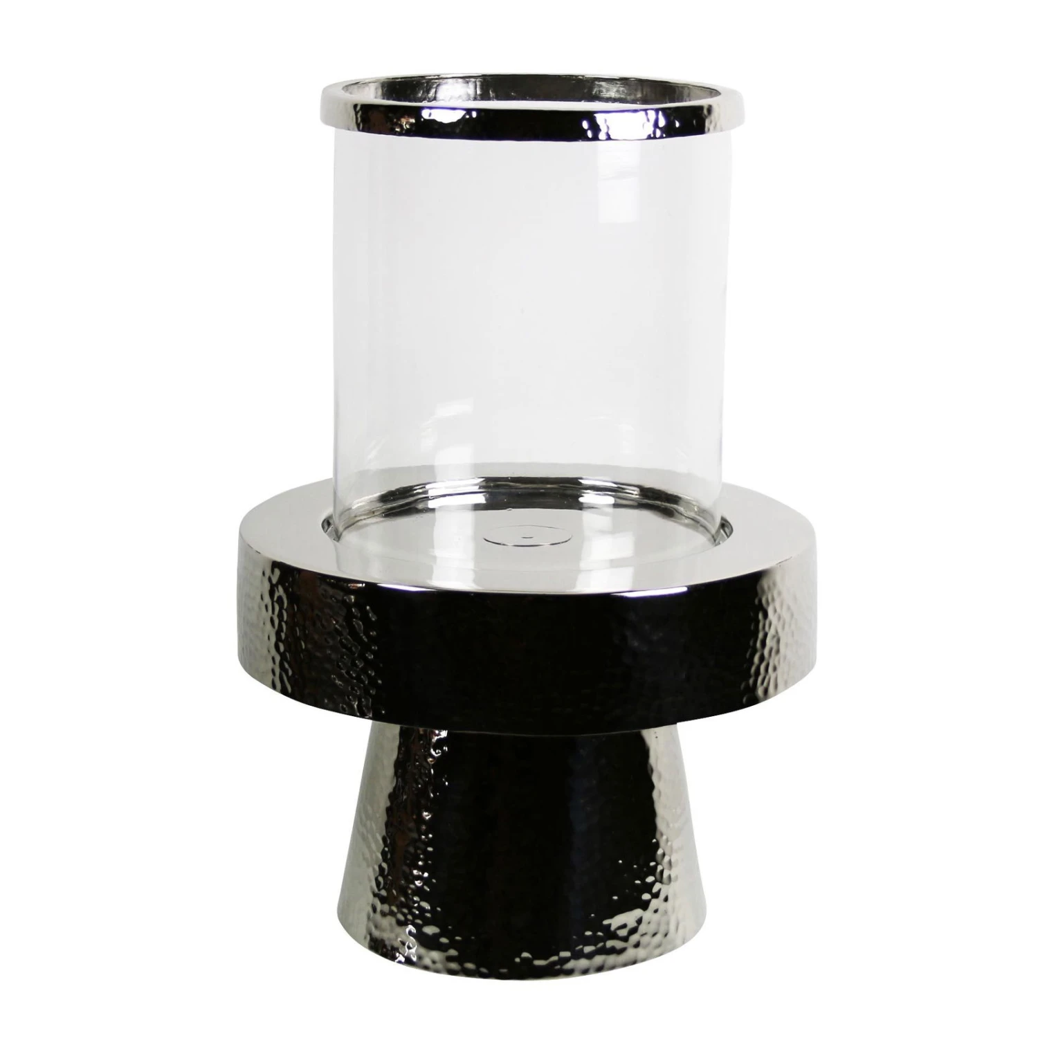 Windlicht, Silber 1 Windlicht, Silber