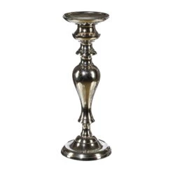 Kerzenhalter 'Romantic', Silber, Ca. 35 X 13 Cm