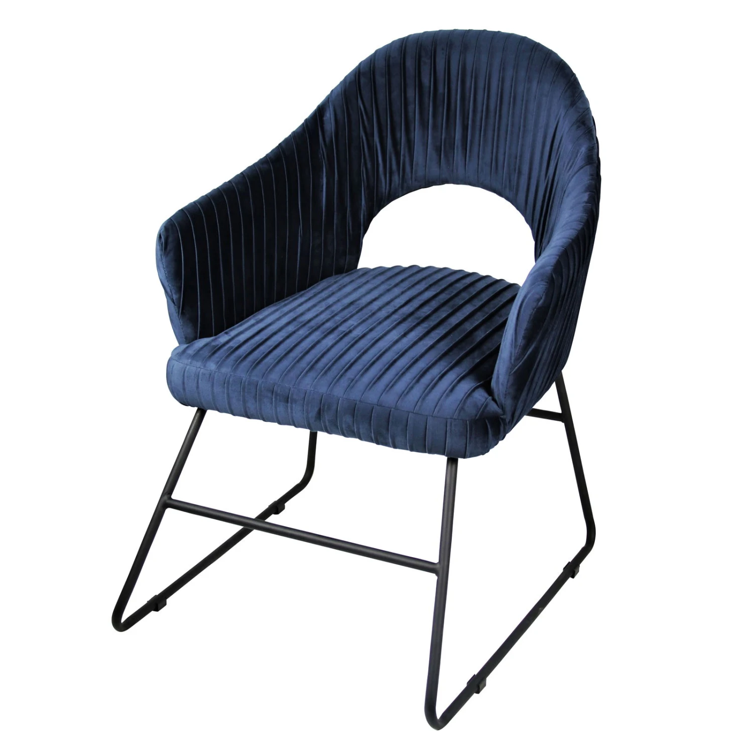 Stuhl, Blau, Stoffbezug, Höhe 80 Cm T 63 Cm 2 Stuhl, Blau, Stoffbezug, Höhe 80 Cm T 63 Cm - Image 2