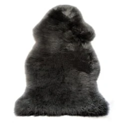 Schaffell, Schwarz, 90 X 50 Cm