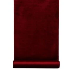 2er-Set Dekostoffrolle, Samt, In Bordeaux, 35 X 180 Cm