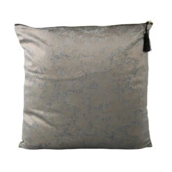 Kissen Grau Gold Ornament 45 X 45cm