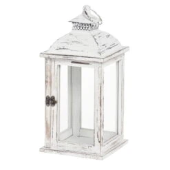 Laterne Für Innen Aus Holz, Ca. 17,5x17,5x37,5 Cm