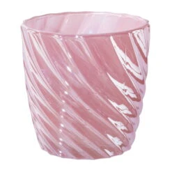 Teelicht Curled LUSTER, 4er-Set, Glas, Rosa -Compo Verkaufsgeschäft 0860300496 Glas Teelicht curled LUSTER rosa 4erSet 2 80202