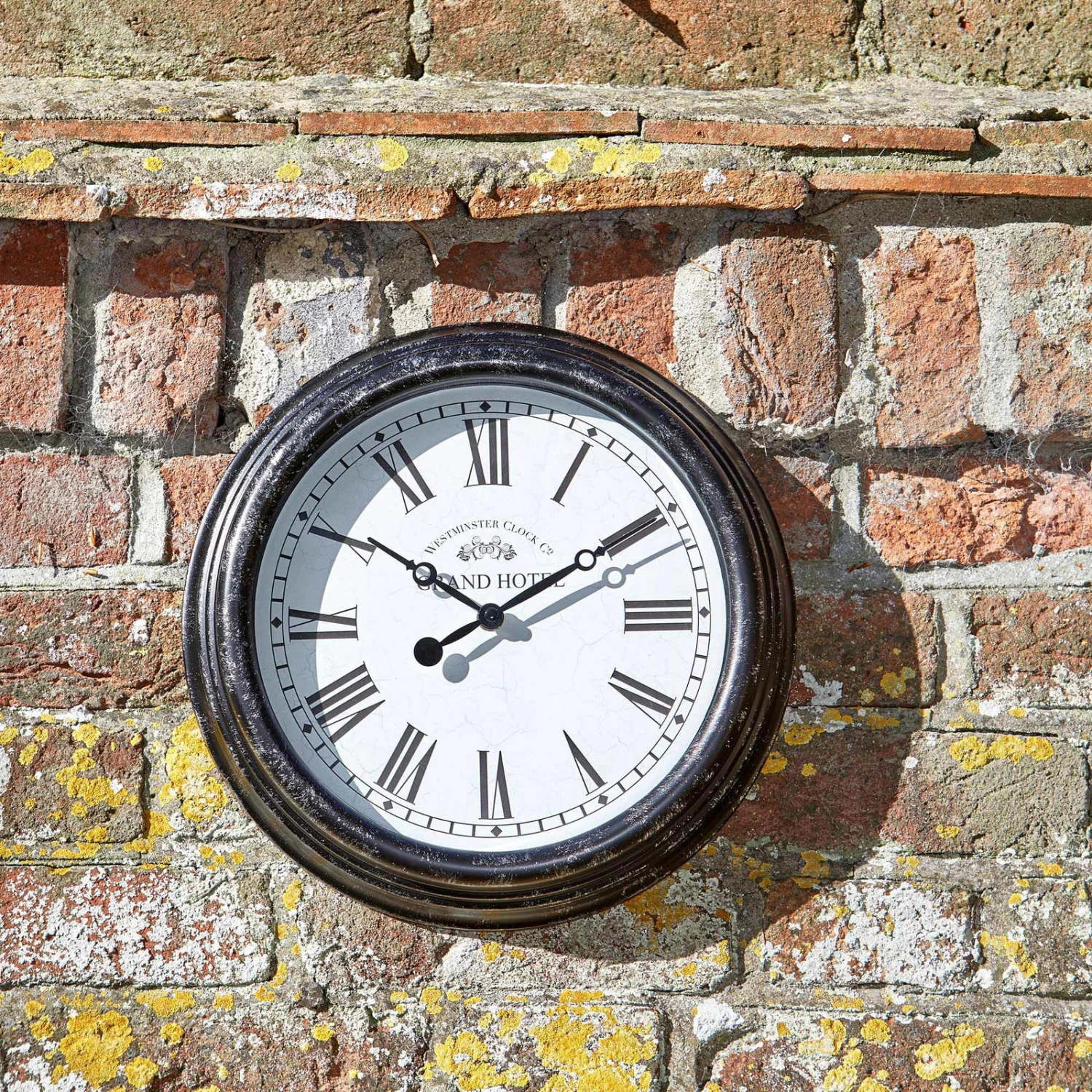 Biarritz Wanduhr, Schwarz, 30 Cm, Kunststoff Und Glas, Indoor Und Outdoor 2 Biarritz Wanduhr, Schwarz, 30 Cm, Kunststoff Und Glas, Indoor Und Outdoor - Image 2