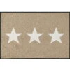 Kleen-Tex Fußmatte "Stars" Sand, 50 X 75 Cm -Compo Verkaufsgeschäft 0910750520 Fussmatte Stars sand 50x75cm 8493