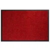 Kölle Fußmatte Uni Rot, Waschbar -Compo Verkaufsgeschäft 0910750565 Koelle UniMatte rot 60x80cm waschbar 33894