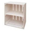 Holzkiste Mit Regal, Hoch, 40 X 50 X 30 Cm -Compo Verkaufsgeschäft 0940700240 Holzregal Standard hoch neu weiss 40x50x30cm 70114