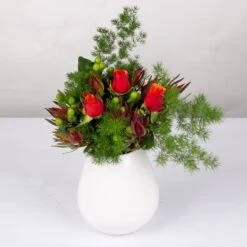 Blumenbund Rose 'Espana' Mit Zierspargel, Mit Gratis Grußkarte -Compo Verkaufsgeschäft 1025700026 Strauss Rosen Espana 1 102758