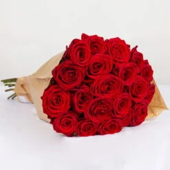 Blumenbund Mit Rosen 'Red Naomi', 20er-Bund, Rot, Inkl. Gratis Grußkarte -Compo Verkaufsgeschäft 1045500004 Rose Red Naomi 20er Bund 60cm 1 85336
