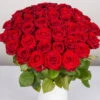 Blumenbund Mit Rosen 'Red Naomi', 50er-Bund, Rot, Inkl. Gratis Grußkarte -Compo Verkaufsgeschäft 1045500006 Rose Red Naomi 50er Bund 60cm 1 1 d 100191