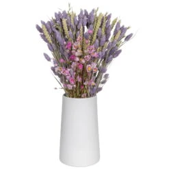 Rosa Trockenstrauß & Lila Glanzgras, 3er-Set, Länge Ca. 55 - 70 Cm 5 Rosa Trockenstrauß & Lila Glanzgras, 3er-Set, Länge Ca. 55 - 70 Cm -Compo Verkaufsgeschäft 1055300003 Trockenstrauss rosa Phalaris lila 1 83165