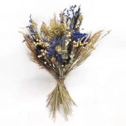 Trockenblumen DIY-Set, Natur-blau, Länge Ca. 60 Cm -Compo Verkaufsgeschäft 1055300014 Trockenblumen DIY Box blau gemischt WS 1 95065