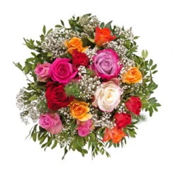 Blumenstrauß 'Rosenzauber' Inkl. Gratis Grußkarte -Compo Verkaufsgeschäft 1110600026 Rosenzauber D28cm 4841