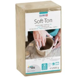Glorex Soft Ton Weiß 2500g
