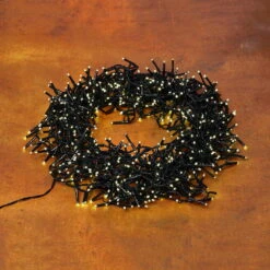 LED Lichterkette, Gruppenbeleuchtung, 768 Lichter, Warmweiß, 6 M, Timer & Dimmer