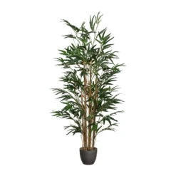 Kunstpflanze Bambus, Ca. 560 Blatt, Höhe Ca. 120 Cm