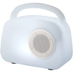 Lautsprecher Leuchte, Mit Fernbedienung, Farbwechsel, Ca. 25 X 15 X 26,5 Cm 12 Lautsprecher Leuchte, Mit Fernbedienung, Farbwechsel, Ca. 25 X 15 X 26,5 Cm -Compo Verkaufsgeschäft 2950100503 Lautsprecher Farbe kaltweiss Farbwechsel 7 86178