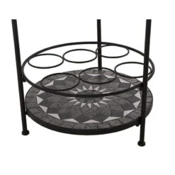 Siena Garden Serviertisch, Como, Matt Schwarz, Ca. 71 X 70 X 35 Cm 12 Siena Garden Serviertisch, Como, Matt Schwarz, Ca. 71 X 70 X 35 Cm -Compo Verkaufsgeschäft 3910302506 Serviertisch Como matt schwarz Mosaik dunkgelgrau 74992