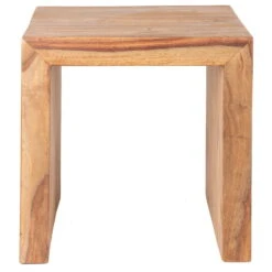 Yoga Tisch Cube Im Indischen Stil, Shishamholz, Natur, 50 X 35 X 35 Cm -Compo Verkaufsgeschäft 3980100046 YOGA Indien Tisch Cube klein 2 98056
