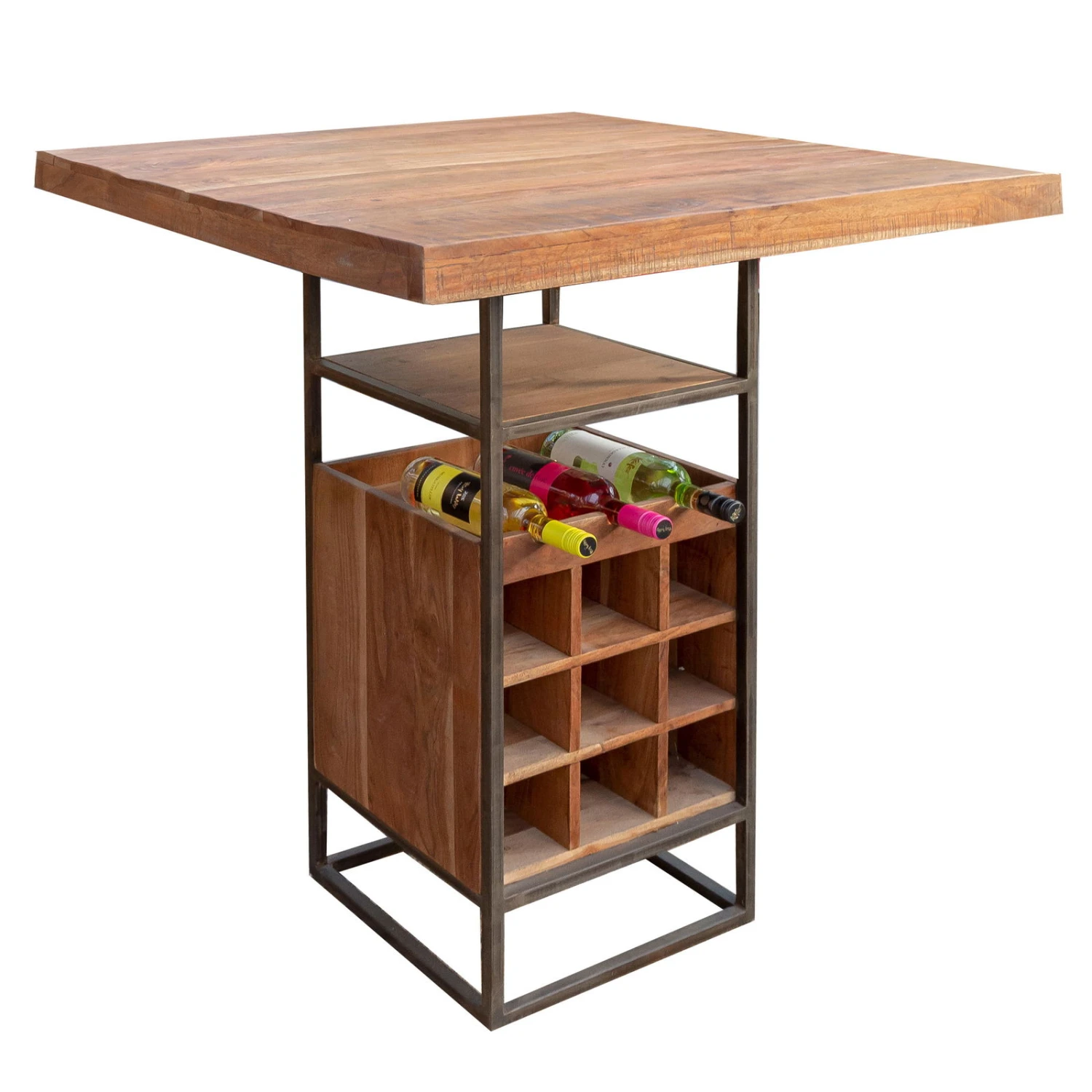 SPRING Bar, 90x105x90 Cm, Akazie, Für 12 Gläser 1 SPRING Bar, 90x105x90 Cm, Akazie, Für 12 Gläser