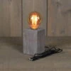 Tischlampe, Holz, E 27, Vielfach Einsetzbar -Compo Verkaufsgeschäft 3980100275 Tischlampe Holz 10x15cm E27 69427