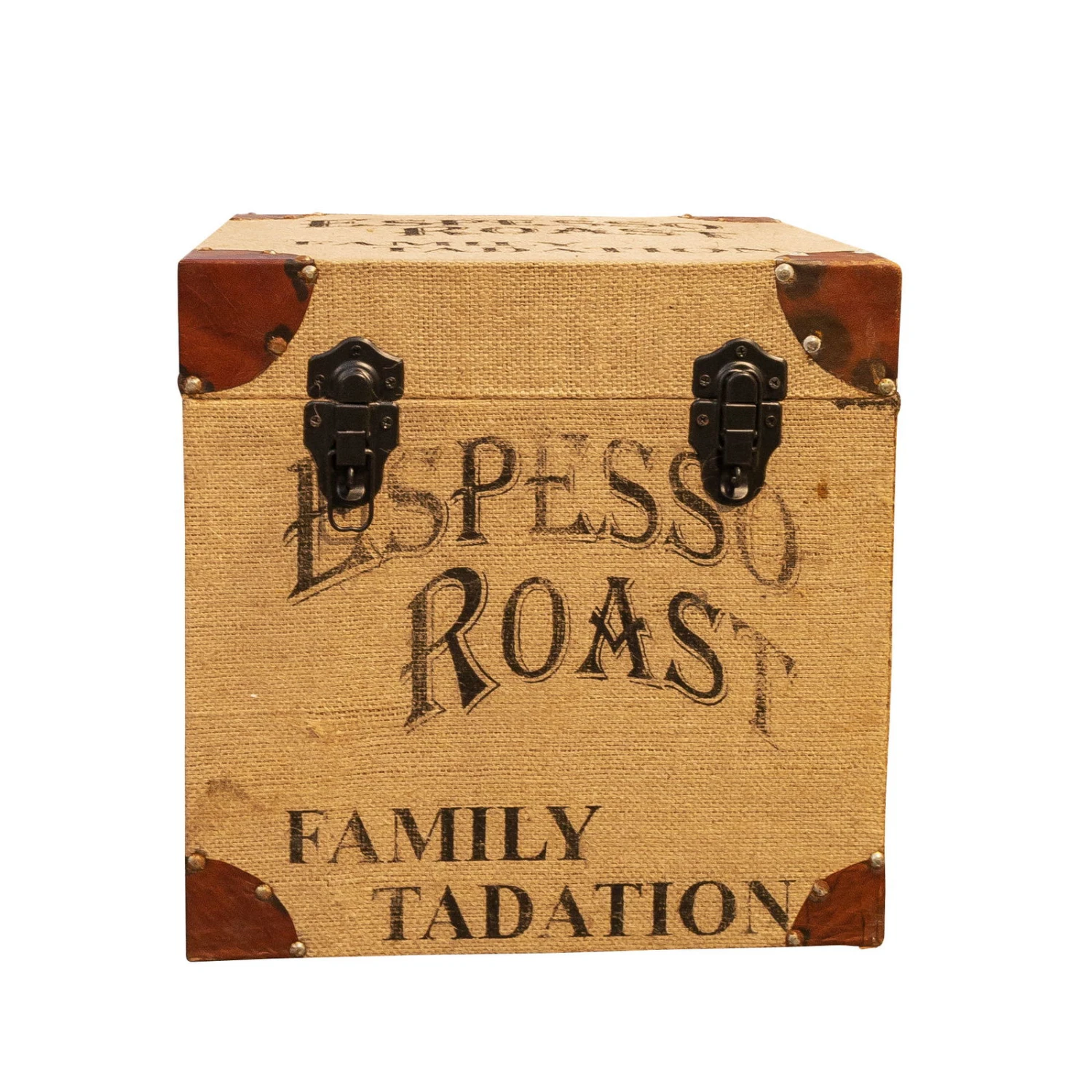 HIMALAYA Truhe Mit Aufdruck, Recyceltes Holz, Ca. Ca. 37 X 37 X 37 Cm 3 HIMALAYA Truhe Mit Aufdruck, Recyceltes Holz, Ca. Ca. 37 X 37 X 37 Cm - Image 3