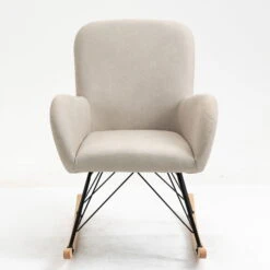 SEBA Schaukelstuhl 'Nina', Grau, Ca. 95 X 63 X 69 Cm -Compo Verkaufsgeschäft 3980100676 SEBA Schaukelstuhl Nina grau Holz Buche 10 119523