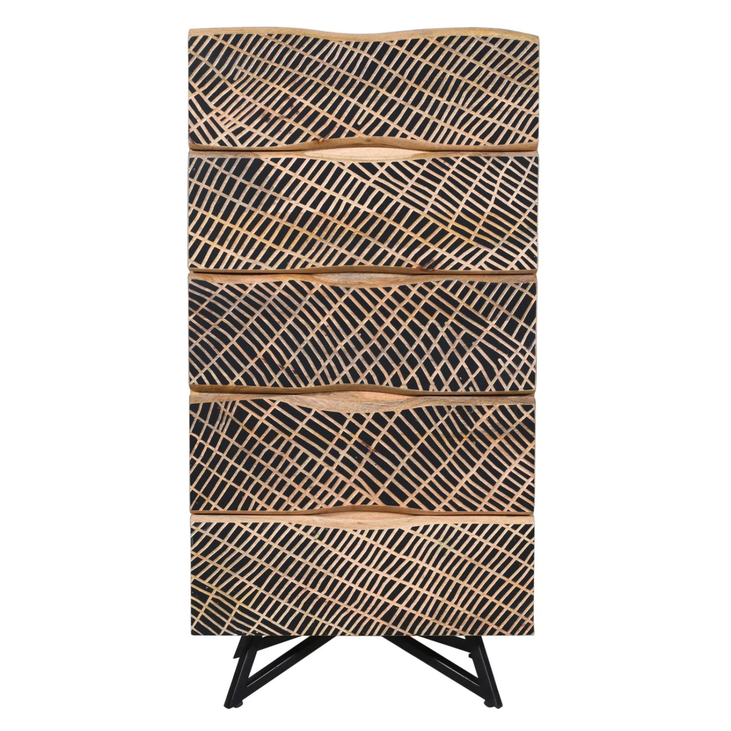 NEPTUN Kommode, Natur, Mango, Ca. 55 X 38 X 110 Cm 1 NEPTUN Kommode, Natur, Mango, Ca. 55 X 38 X 110 Cm