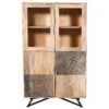 NEPTUN Highboard, Natur, Mango, Ca. 90 X 40 X 150 Cm -Compo Verkaufsgeschäft 3980100693 NEPTUN Highboard mango natur 3 119565