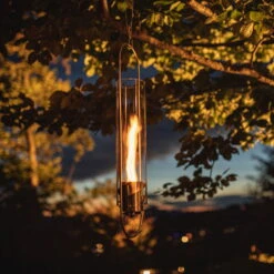 SPIN 120 Hängefeuer, Silber, Edelstahl, 79 X 16 X 12 Cm -Compo Verkaufsgeschäft 3990100171 SPIN 120 Haengefeuer silber inkl einer Nachfuelldose 2 100352