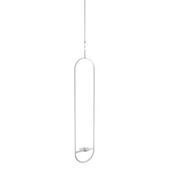 SPIN 90 Hänger, Silber, Edelstahl, 60 X 13 X 6 Cm